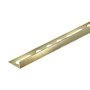 PERFIL DE ALUMINIO EN L ORO BRILLANTE 2 CM X 2.40 M