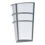 LÁMPARA DE PARED 2 LUCES BREGANZO NEGRO