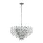 LÁMPARA COLGANTE 002 10 LUCES CALMEILLES 1 NEGRO