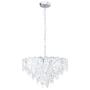 LÁMPARA COLGANTE 002 10 LUCES CARVARIO NEGRO