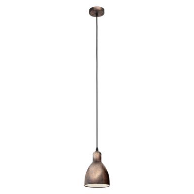 LÁMPARA COLGANTE 1 LUZ PRIDDY 1 NEGRO