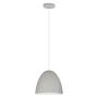 LÁMPARA COLGANTE MODERNA DE ACERO GRIS 1 LUZ SARABIA