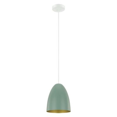 LÁMPARA COLGANTE MODERNA DE ACERO VERDE 1 LUZ SARABIA-P