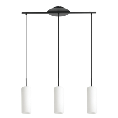LÁMPARA COLGANTE 3 LUCES TROY 3 BLANCO