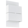 ARBOTANTE DE MURO LED INTEGRADO CONECTADO 2 X 2.5 W 2 LUCES 3000 K IP44 NEGRO Y LATÓN