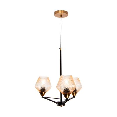 LÁMPARA BRONCE 60W E27 3 LUCES