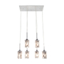 COLGANTE CROMO DE 6 LUCES