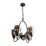 COLGANTE NEGRO AHUMADO 60W E26 4L