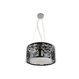COLGANTE COLOR NEGRO 60 W 3 LUCES