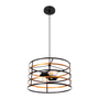 COLGANTE NEGRO E27 40W 2 LUCES