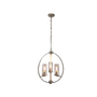 COLGANTE NÍQUEL SATINADO 3L E27 60W