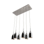 COLGANTE LED CROMO 6 LUCES 2 W
