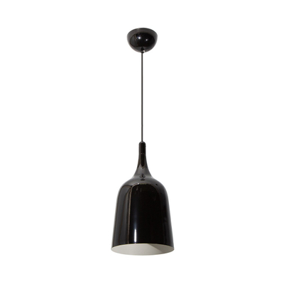 COLGANTE NEGRO E27 60W 1 LUZ