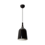 COLGANTE NEGRO E27 60W 1 LUZ