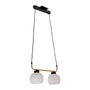 COLGANTE NEGRO Y DORADO 40W E27 2L