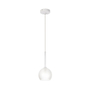 COLGANTE BLANCO MATE 9W G9 1 LUZ