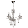 LÁMPARA COLGANTE CLÁSICO 30162-1 VIDRIO CRISTAL CROMO 3 LUCES INCANDESCENTE