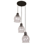 COLGANTE NEGRO 3 LUCES 40W