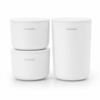 JGO 3 ACCESORIOS BANO APILABLE BCO, BRABANTIA.