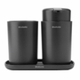 JGO 3 ACCESORIOS BANO PLÁSTICO GRIS, BRABANTIA.