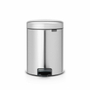 BOTE PEDAL 5L NEWICON ACERO MATE, BRABANTIA