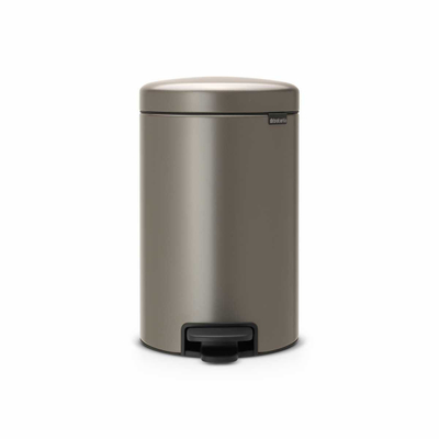 BOTE BASURA NEWI acero/plástico PLA 12L, BRABANTIA.