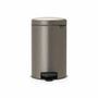 BOTE BASURA NEWI acero/plástico PLA 12L, BRABANTIA.