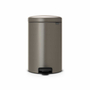 BOTE BASURA NEWI acero/plástico PLA 20L, BRABANTIA.