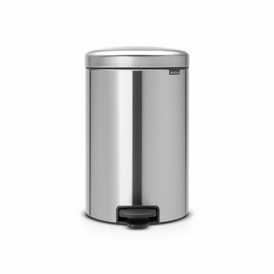 BOTE BASURA NEW ACERO MATE/PLAS 20L, BRABANTIA.