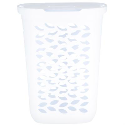 CESTO PARA ROPA PLÁSTICO 61.5 X 46.5 X 35.6 CM BLANCO