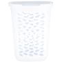 CESTO PARA ROPA PLÁSTICO 61.5 X 46.5 X 35.6 CM BLANCO