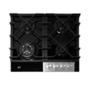 PARRILLA GAS LP Y NATURAL 58 CM EMPOTRABLE NEGRO