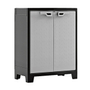 COBERTIZO DE ALMACENAMIENTO PARA EXTERIOR VERTICAL POLIPROPILENO 100 X 80 X 44 CM GRIS