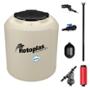 TINACO VERTICAL 800L POLIETILENO CON TAPA EQUIPADO