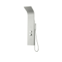 PANEL DE DUCHA CON HIDROMASAJE ACERO INOXIDABLE 2 SALIDAS EXPERIENCIA SPA 7.6 KG
