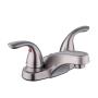 LLAVE PARA LAVABO DUOMANDO NÍQUEL SATINADO CENTERSET CUELLO ALTO