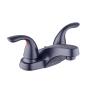 LLAVE PARA LAVABO DUOMANDO NEGRO CENTERSET CUELLO ALTO