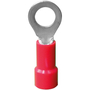 TERMINAL PARA CABLES ELÉCTRICOS DE COBRE TIPO OJO 3/16 22-16 AWG ROJO 25 PIEZAS