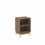 MESA LATERAL AUXILIAR LEGNO MADERA 57 X 40 X 57 CM CAFÉ