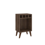 MESA LATERAL AUXILIAR BERTOLINI MADERA 71 X 43.5 X 71 CM CAFÉ