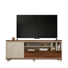 MESA DE TV BERTOLINI FORM HAVANA OFF WHITE