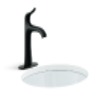 LLAVE PARA LAVABO MONOMANDO NEGRO MATE DE 1 ORIFICIO FÁCIL AJUSTE DE TEMPERATURA