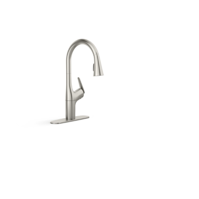 LLAVE COCINA MONOMANDO SAFIA DISPENSADOR INTEGRADO ACERO INOXIDABLE
