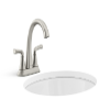 LLAVE MEZCLADORA PARA LAVABO DUOMANDO SUNDAE NIQUEL CEPILLADO