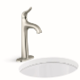 LLAVE PARA LAVABO MONOMANDO NÍQUEL SATINADO 1 ORIFICIO FÁCIL AJUSTE DE TEMPERATURA