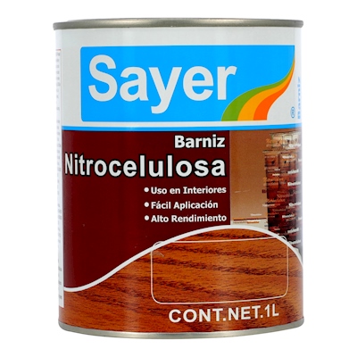 LACA NITROCELULOSA PARA MADERA MATE SECADO RÁPIDO 1 L