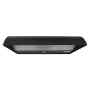 CAMPANA DE COCINA EMPOTRABLE MONACO 80 CM NEGRO MATE CON LED