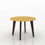 MESA LATERAL AUXILIAR 58 X 40 X 40 AMARILLO