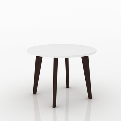MESA LATERAL AUXILIAR BERTOLINI MADERA 58 X 40 X 40 CM BLANCO