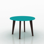 MESA LATERAL AUXILIAR RT 3082 MADERA 58 X 40 X 40 CM AZUL
